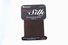 Gudebrod Silk Thread, Card, Chestnut Brown, Size D : Beading Supplies > Stringing Materials