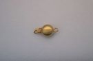Rohm Clasp Button 8mm Satin Gold : Findings > Rohm Clasps